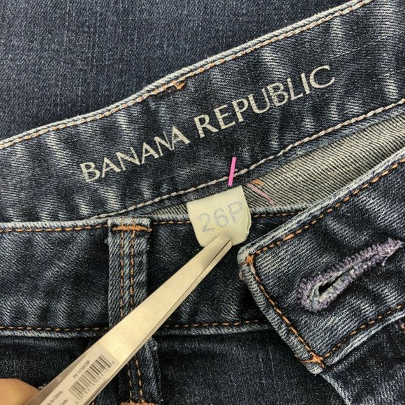 Banana Republic Skinny Straight Leg Jeans Size 26P - Picture 4 of 5